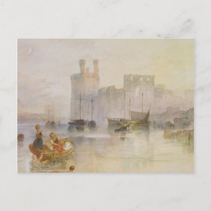 Joseph Mallord William Turner   Caernarvon Castle Postcard
