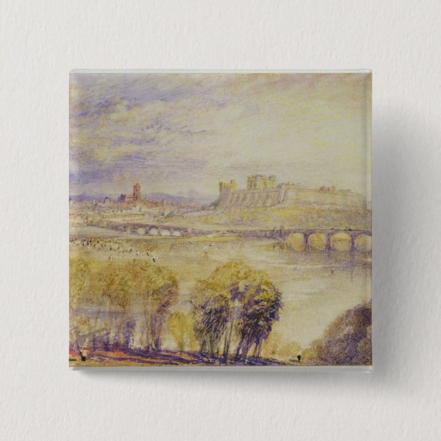 Joseph Mallord William Turner | Carlisle, c.1832 ( 15 Cm Square Badge (Front)