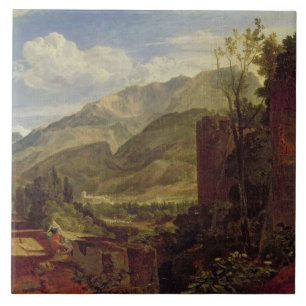 Joseph Mallord William Turner Chateau de St. Mic Tile