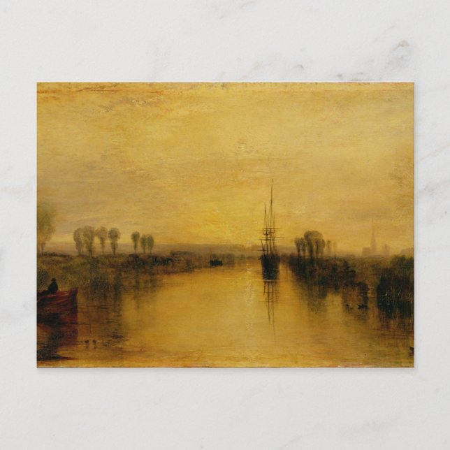 Joseph Mallord William Turner | Chichester Canal,  Postcard (Front)