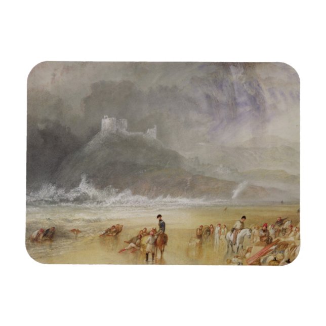 Joseph Mallord William Turner | Criccieth Castle,  Magnet (Horizontal)