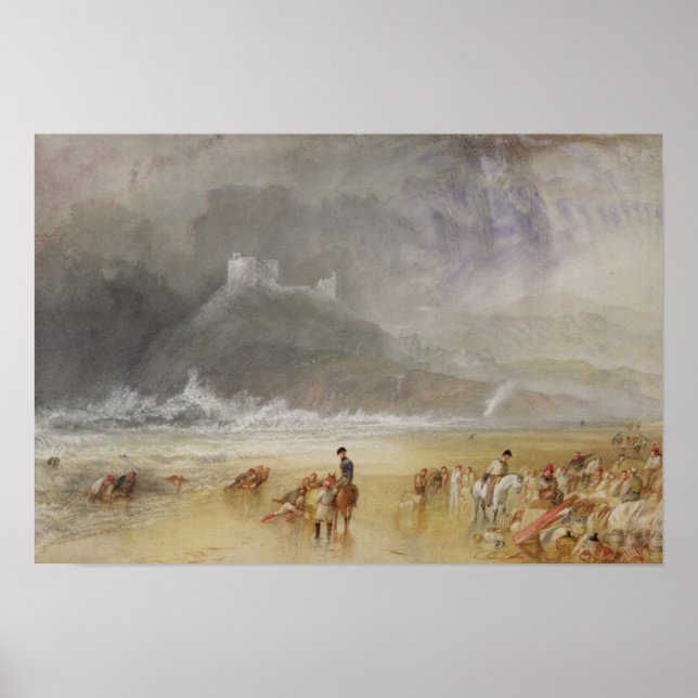 Joseph Mallord William Turner | Criccieth Castle,  Poster (Front)