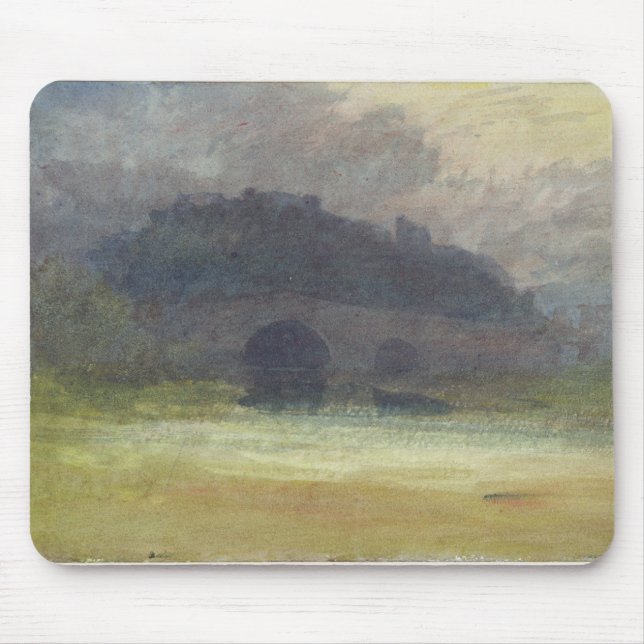 Joseph Mallord William Turner | Evening Landscape Mouse Mat (Front)