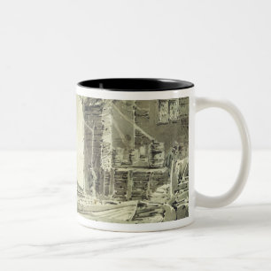 Joseph Mallord William Turner   Fisherman's Cottag Two-Tone Coffee Mug