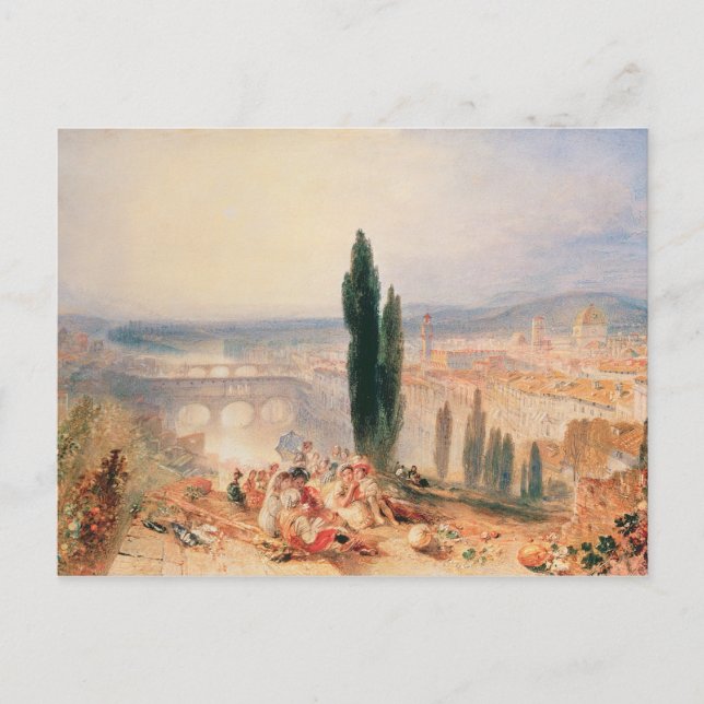 Joseph Mallord William Turner | Florence from near Postcard (Front)