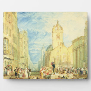 Joseph Mallord William Turner   High Street, Edinb Plaque