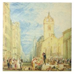 Joseph Mallord William Turner High Street, Edinb Tile
