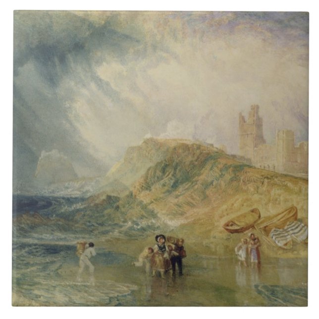 Joseph Mallord William Turner | Holy Island, North Tile (Front)