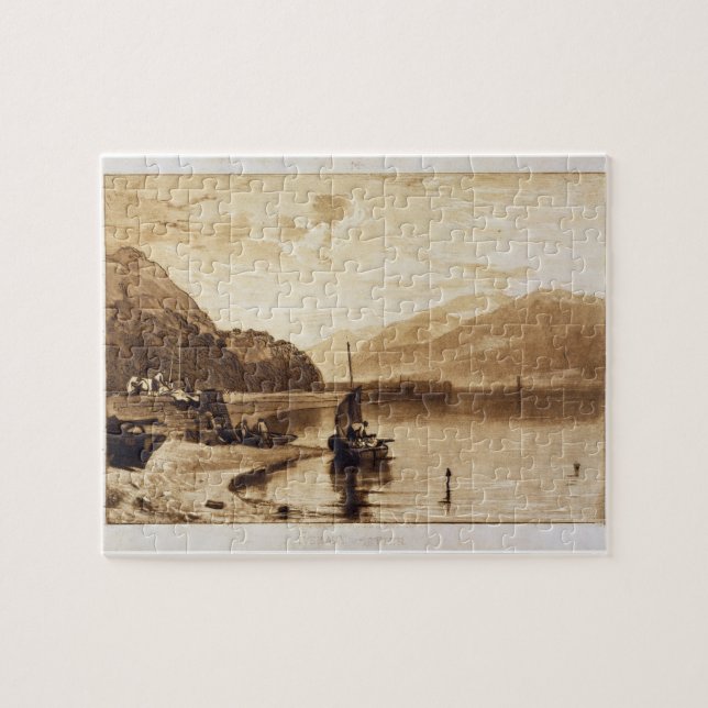 Joseph Mallord William Turner | Inverary Pier, 185 Jigsaw Puzzle (Horizontal)