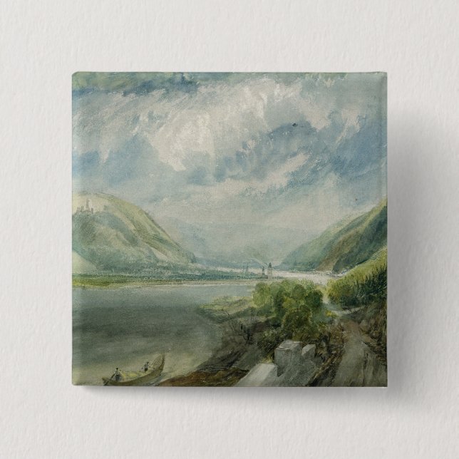 Joseph Mallord William Turner | Junction of the La 15 Cm Square Badge (Front)