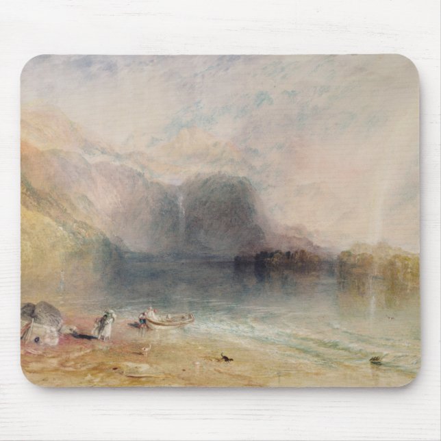 Joseph Mallord William Turner | Keswick Lake, Cumb Mouse Mat (Front)