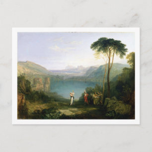 Joseph Mallord William Turner Lake Avernus: Aene Postcard