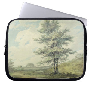 Joseph Mallord William Turner Landscape with Tre Laptop Sleeve