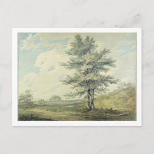 Joseph Mallord William Turner   Landscape with Tre Postcard