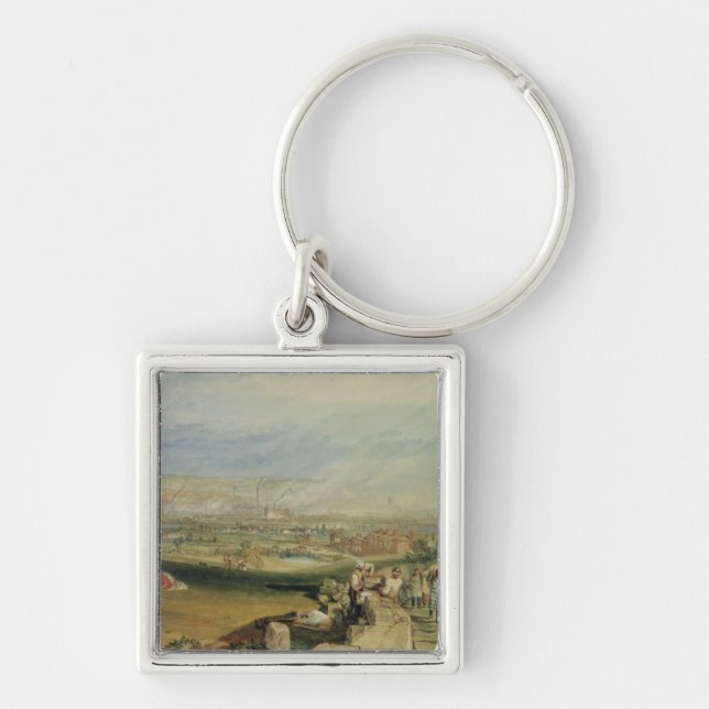 Joseph Mallord William Turner | Leeds (w/c on wove Key Ring (Front)