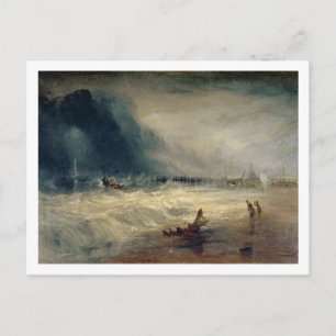 Joseph Mallord William Turner Lifeboat and Manby Postcard