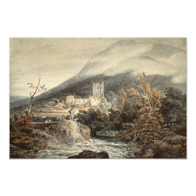 Joseph Mallord William Turner - Llanthony Abbey Photo Print (Front)