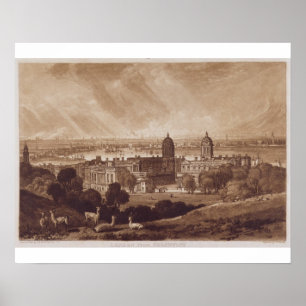 Joseph Mallord William Turner   London from Greenw Poster