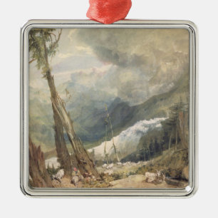 Joseph Mallord William Turner Mere de Glace, in Metal Tree Decoration