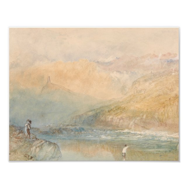 Joseph Mallord William Turner - On the Mosell Photo Print (Front)