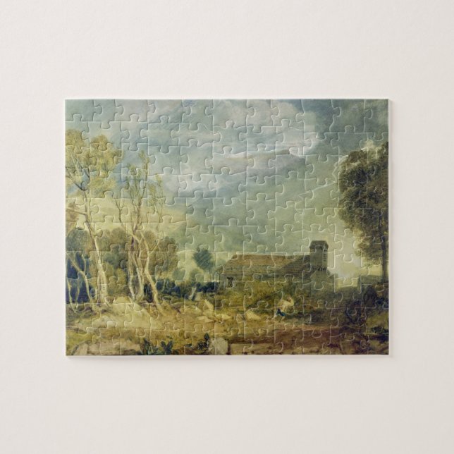 Joseph Mallord William Turner | Patterdale Old Chu Jigsaw Puzzle (Horizontal)