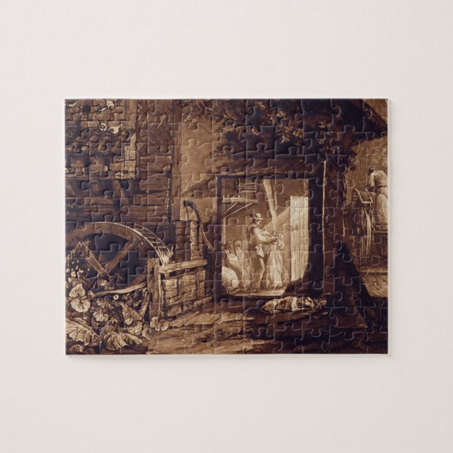 Joseph Mallord William Turner | Pembury Mill, Kent Jigsaw Puzzle (Horizontal)