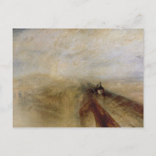 Joseph Mallord William Turner   Rain Steam and Spe Postcard