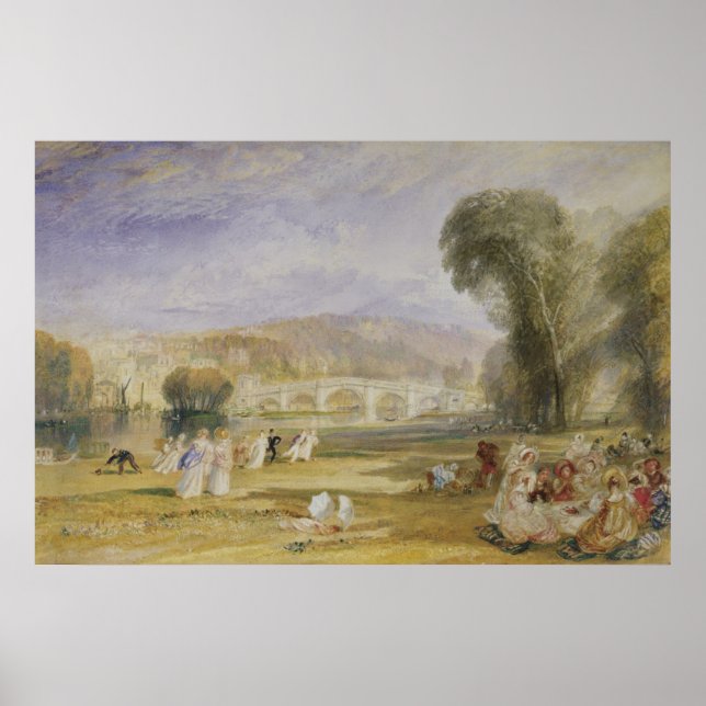 Joseph Mallord William Turner | Richmond Hill and  Poster (Front)