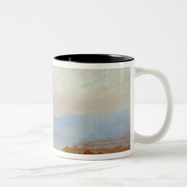 Joseph Mallord William Turner | River scene, 1834 Two-Tone Coffee Mug (Right)