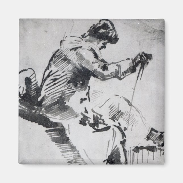 Joseph Mallord William Turner | Seated man Magnet (Front)