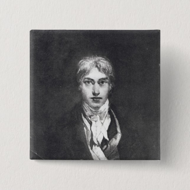 Joseph Mallord William Turner | Self portrait, 179 15 Cm Square Badge (Front)