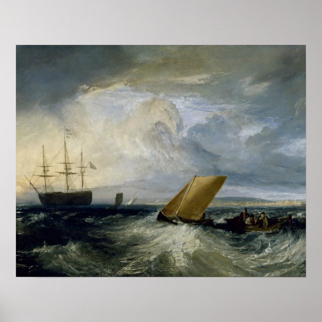 Joseph Mallord William Turner - Sheerness as Seen Poster (Front)