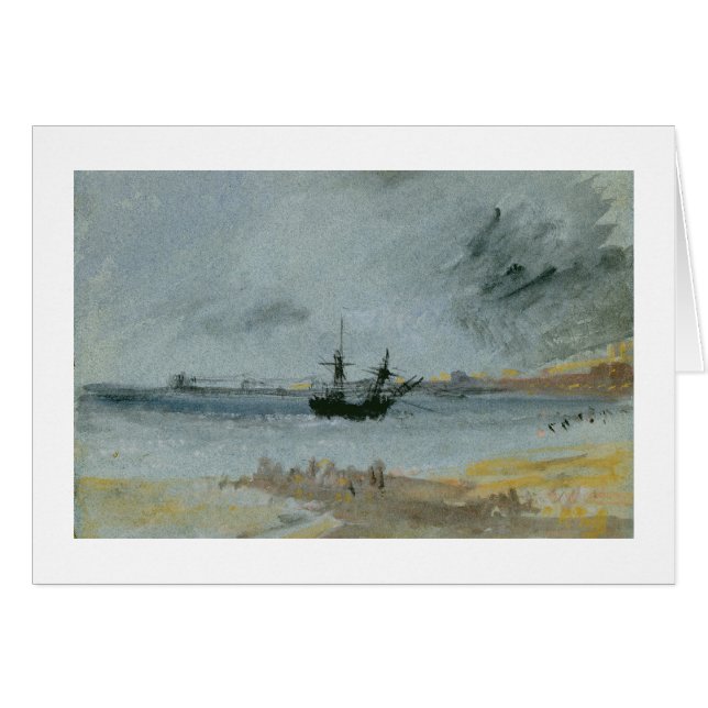 Joseph Mallord William Turner | Ship Aground, Brig (Front Horizontal)