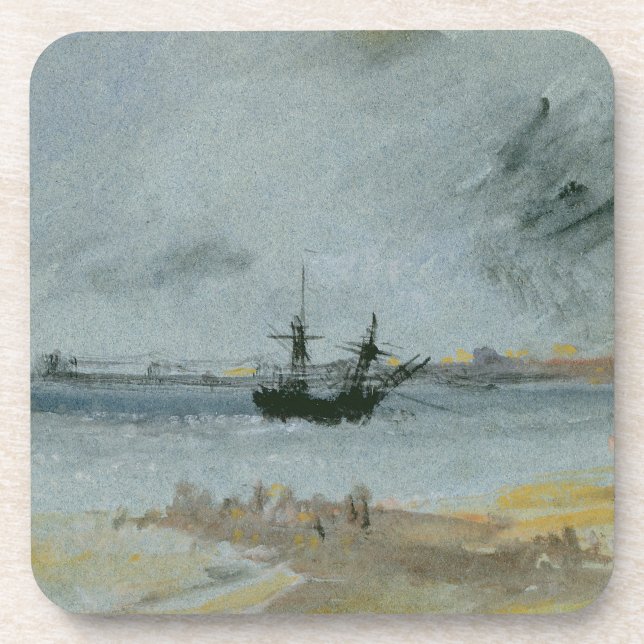 Joseph Mallord William Turner | Ship Aground, Brig Coaster (Front)