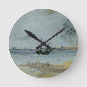 Joseph Mallord William Turner Ship Aground, Brig Round Clock