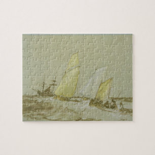 Joseph Mallord William Turner Shipping, c.1828-3 Jigsaw Puzzle