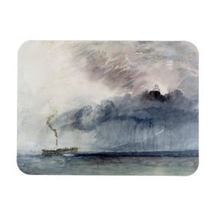 Joseph Mallord William Turner Steamboat in a Sto Magnet