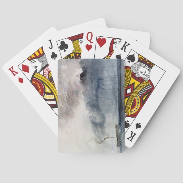 Joseph Mallord William Turner | Steamboat in a Sto Playing Cards (Back)