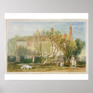 Joseph Mallord William Turner Steeton Manor Hous Poster
