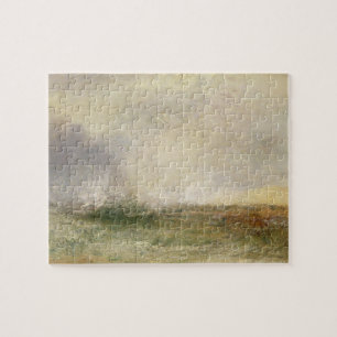 Joseph Mallord William Turner   Stormy Sea Breakin Jigsaw Puzzle