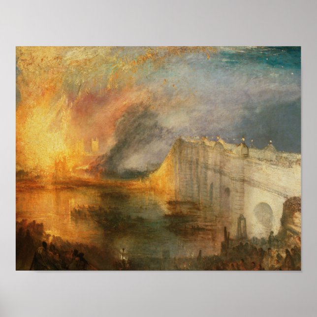 Joseph Mallord William Turner - The Burning of the Poster (Front)