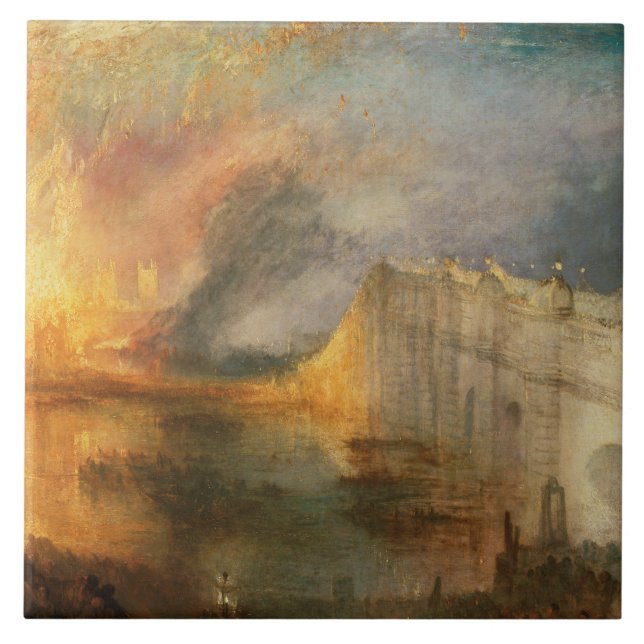 Joseph Mallord William Turner - The Burning of the Tile (Front)