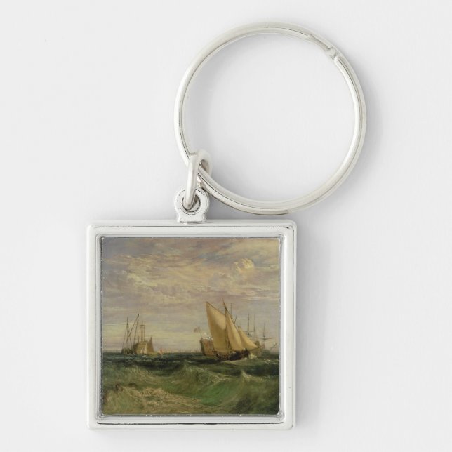 Joseph Mallord William Turner | The Confluence of  Key Ring (Front)