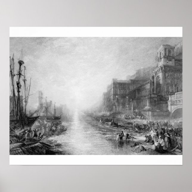 Joseph Mallord William Turner | The Embarkation of Poster (Front)