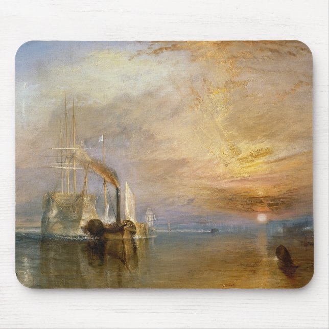 Joseph Mallord William Turner | The "Fighting Teme Mouse Mat (Front)