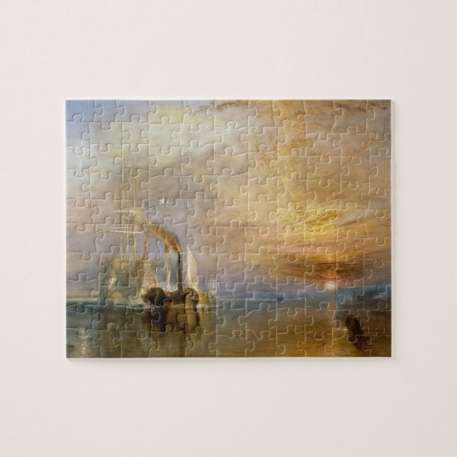 Joseph Mallord William Turner | The Fighting Temer Jigsaw Puzzle (Horizontal)