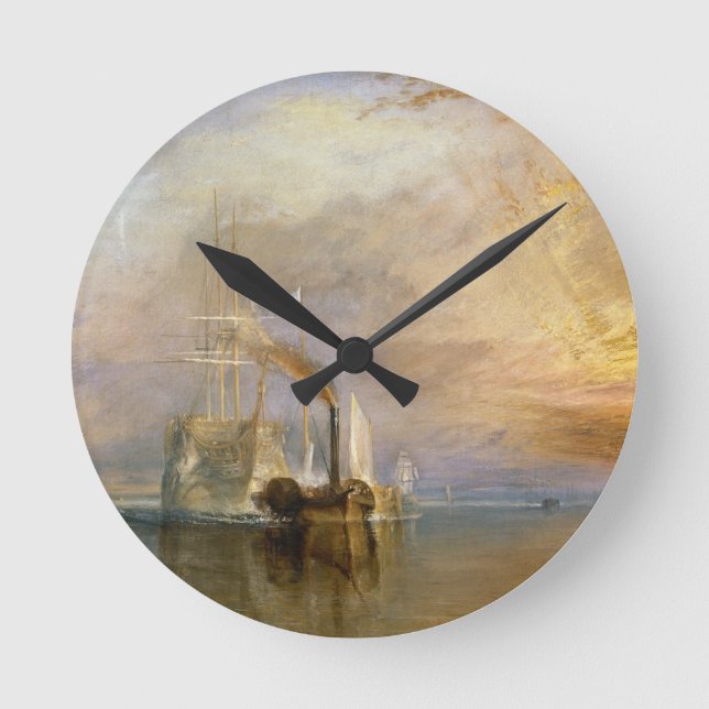 Joseph Mallord William Turner | The Fighting Temer Round Clock (Front)
