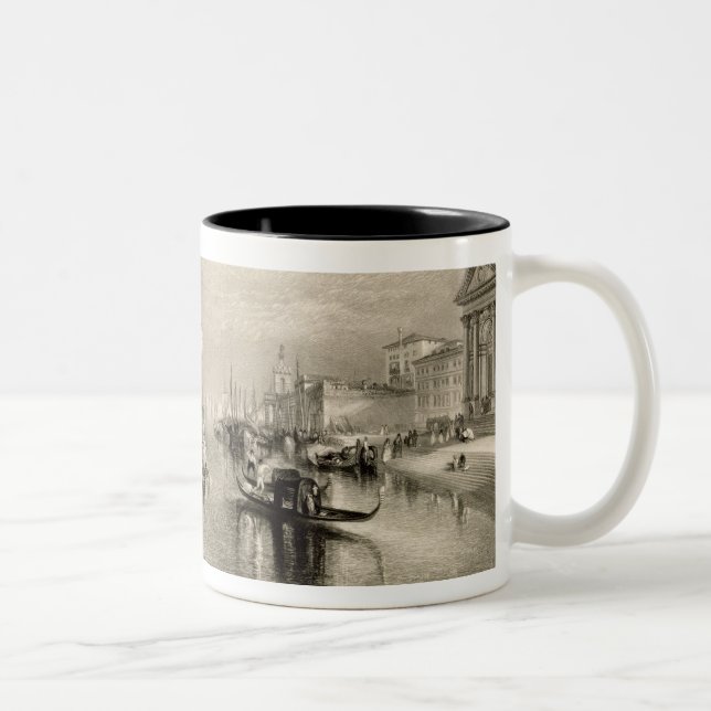 Joseph Mallord William Turner | The Grand Canal, V Two-Tone Coffee Mug (Right)
