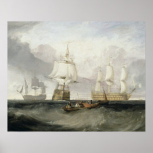 Joseph Mallord William Turner The 'Victory' Retu Poster