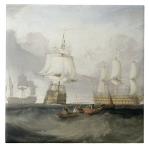 Joseph Mallord William Turner The 'Victory' Retu Tile